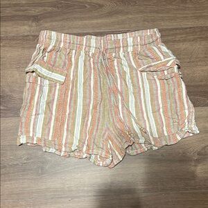 Indigo Rein Red and Green Cargo Shorts